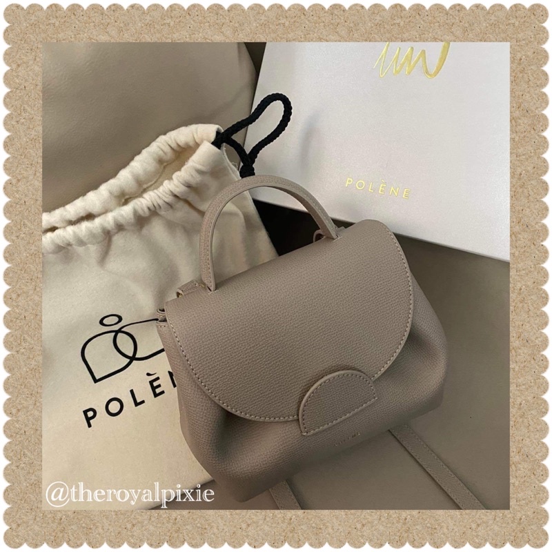 Polene Numero un Nano Taupe Polene Bag Polene original