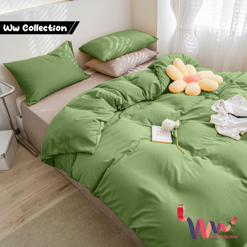 BEDCOVER SAJA SINGLE DOUBLE 120x220/150x220/180x220 (tanpa sprei) embos microtex katun polos tebal