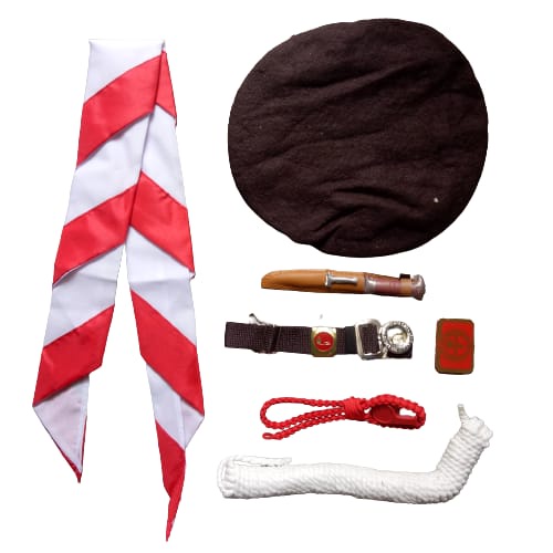 Alat Perlengkapan Atribut Pramuka Cowok Lengkap Sekolah SD