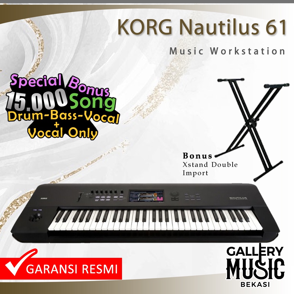 KORG Nautilus 61 Keyboard Music Workstation / Nautilus61 / 61-Keys