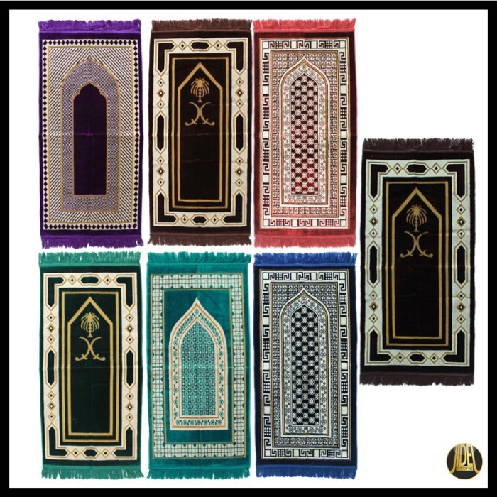 Sajadah sajadah turki / sajadah midi / sajadah murah / sajadah uk 50 x 100 cm - Random(M7P7) Sajadah