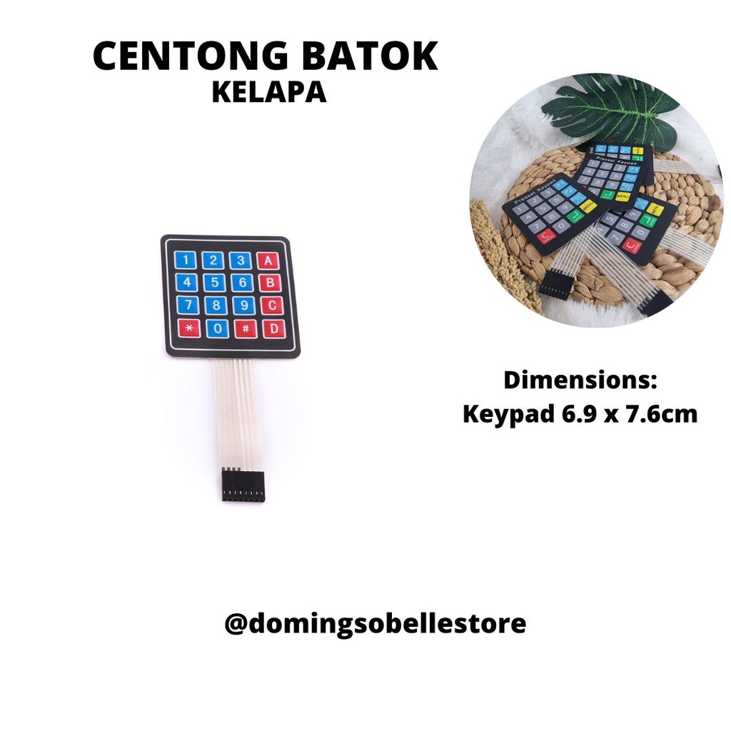 TOMBOL KEYPAD PERTAMINI POM MINI POMMINI / keypad pertamini / KEYPAD MEMBRAN ARDUINO / KEYPAD MEMBRA