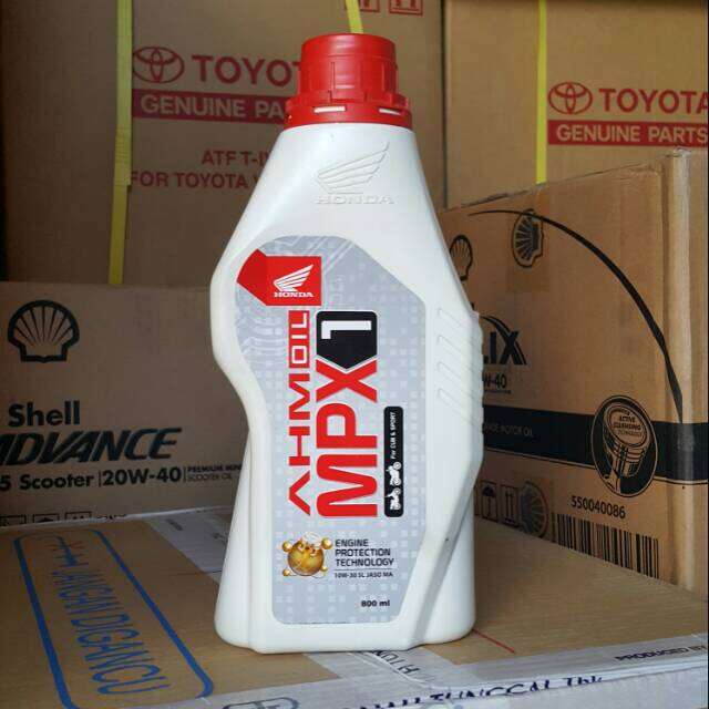 OLI MURAH MERIAH MOTOR BEBEK HONDA Dan Sport AHM  OIL SPX 2 800 ML SAE 10W-30W ISI 800ML SEMUA MOTOR