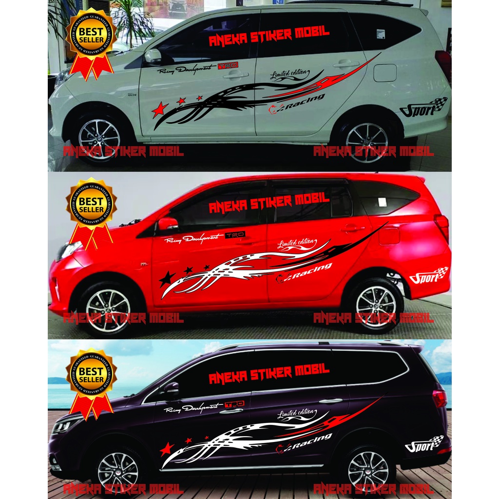 Cutting Sticker Mobil Calya Stiker Mobil Toyota Calya Stiker Body Mobil Calya Terbaru