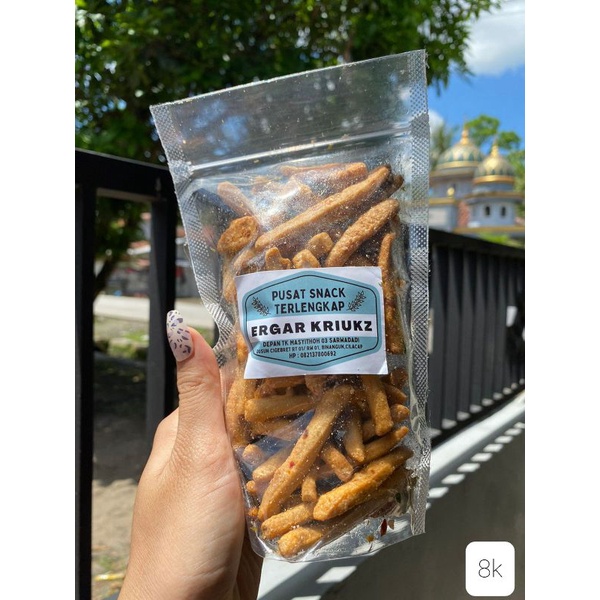 

STIK BASRENG PEDAS BUMBU KENCUR 100gram ENAK GURIH KENCUR NIKMAT