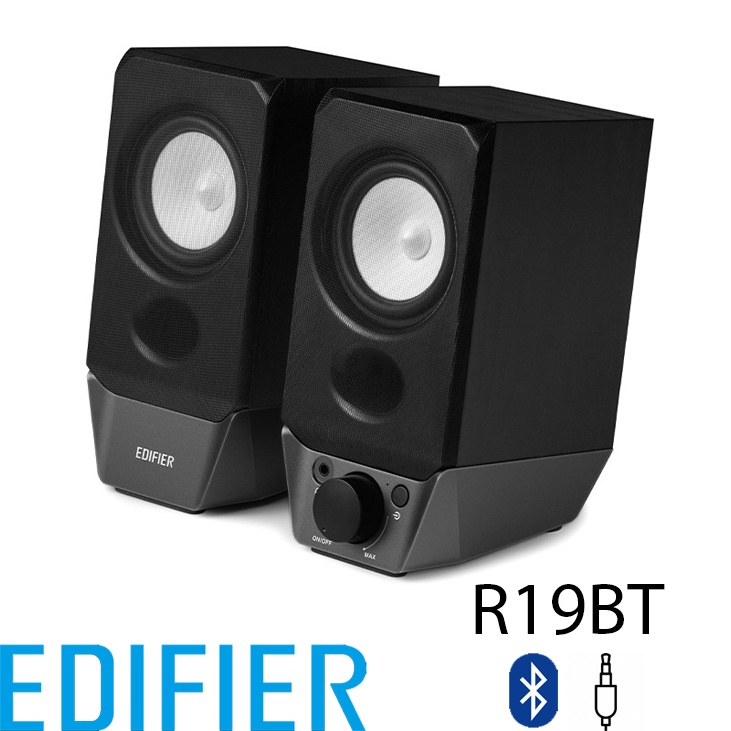 Edifier R19BT Active Speaker Aktif Bluetooth Aux 3,5mm 2,75" Komputer Multimedia