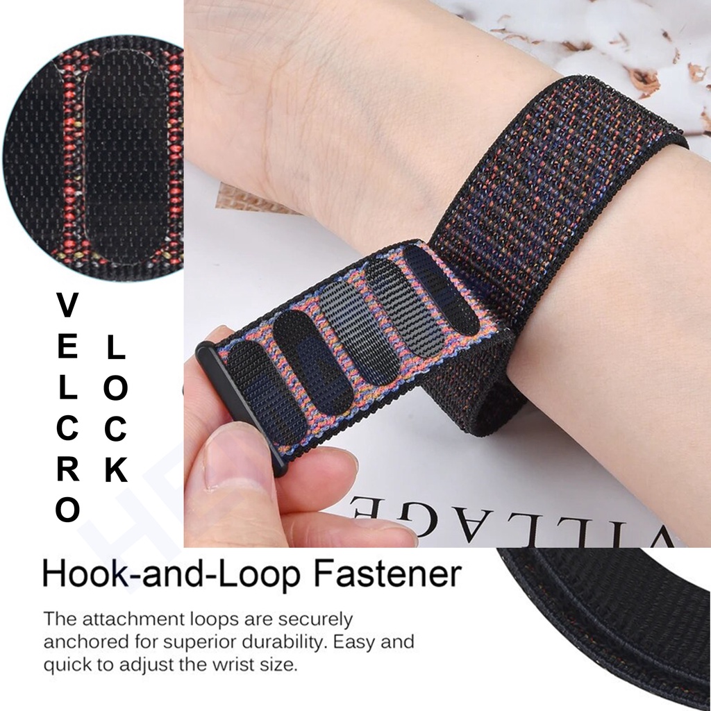 Strap Huawei Band 7 Nylon Tali Jam 16mm Nilon Quick Release Hematacc