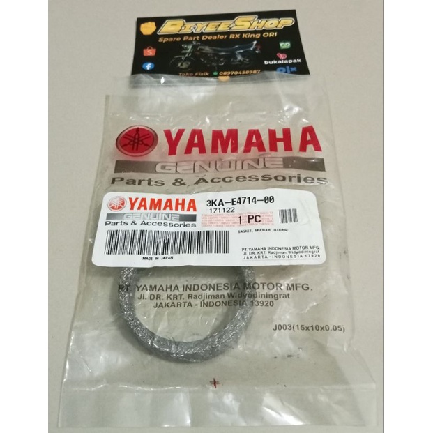 Gasket paking sambungan knalpot rx king spare part ori