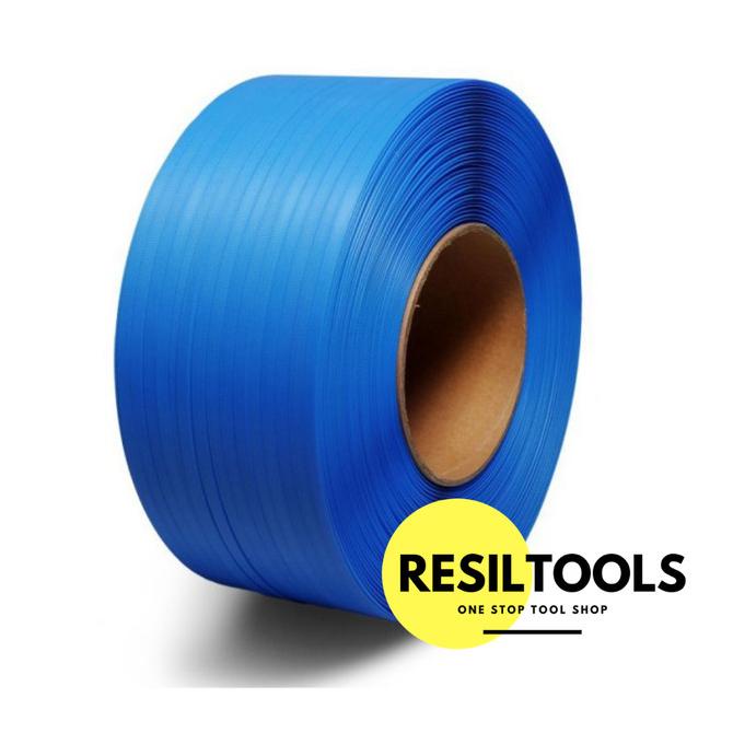 Tali Klam 11mm Biru Plat Plastik Clamp Klem Pengikat Peti 10 Meter citrab44 Ayo Order