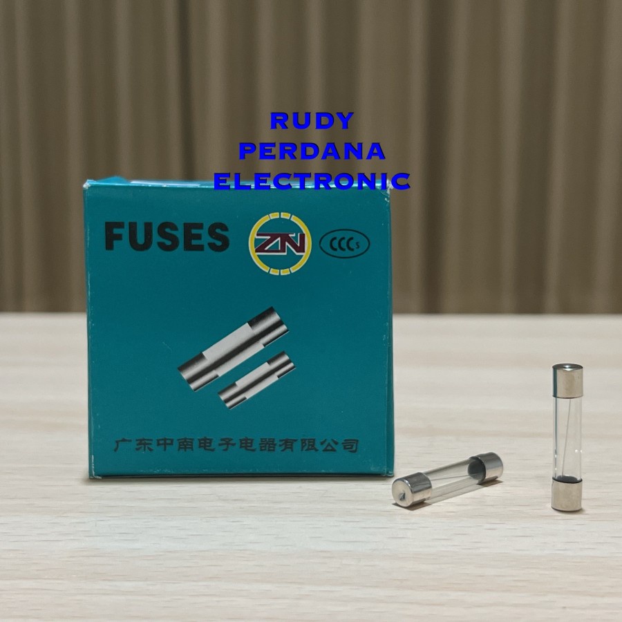 FUSE TUBE GLASS SEKRING TABUNG KACA BESAR 6MM X 30MM 6X30 MM 250V 250 VOLT 0.2A 0.3A 0.5A 0.7A 0.8A 1A 2A 3A 4A 5A 6A 7A 10A 15A 20A 25A 30A