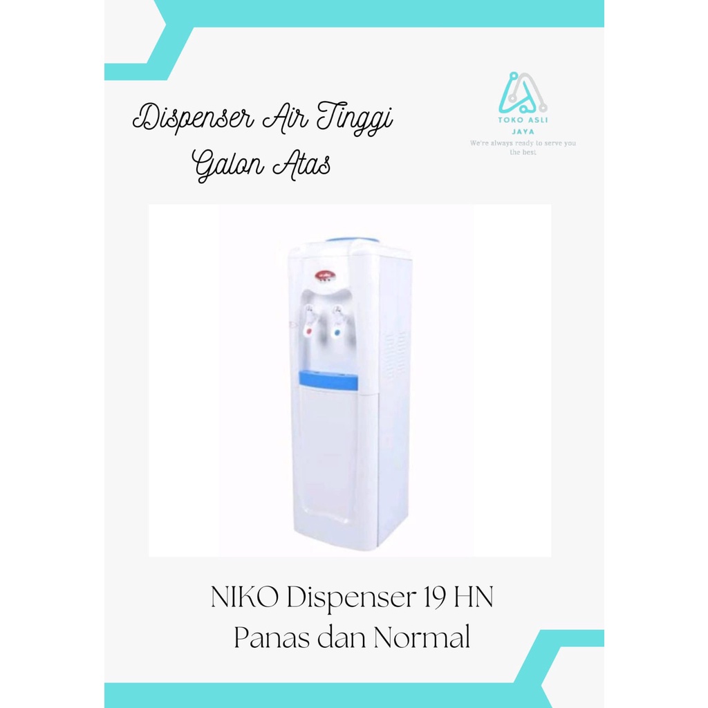 Jual Niko Dispenser Air Tinggi Berdiri Hot And Normal Laci 2 Susun