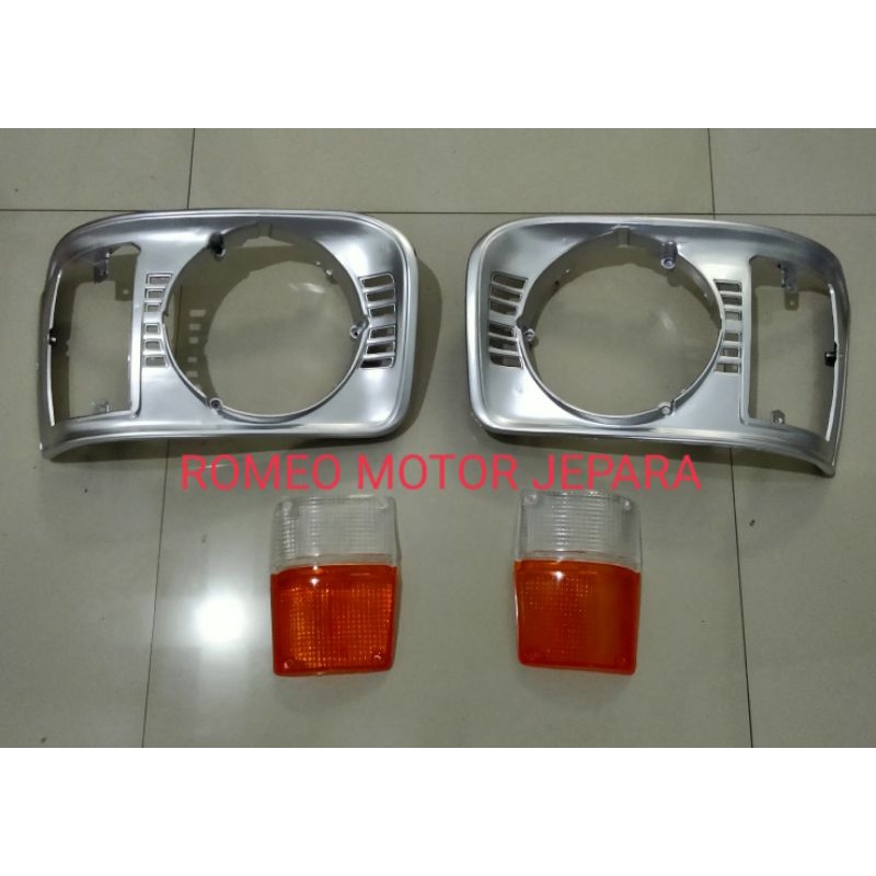Grill Set Kaca Mika Riting Hiace Old || Hiace 12R || Hiace Lh11