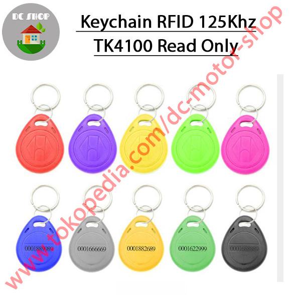 Rfid Key Chain Keyfob / Gantungan Kunci Rfid 125Khz TK4100 - Read Only dc-motor90 Buru Order