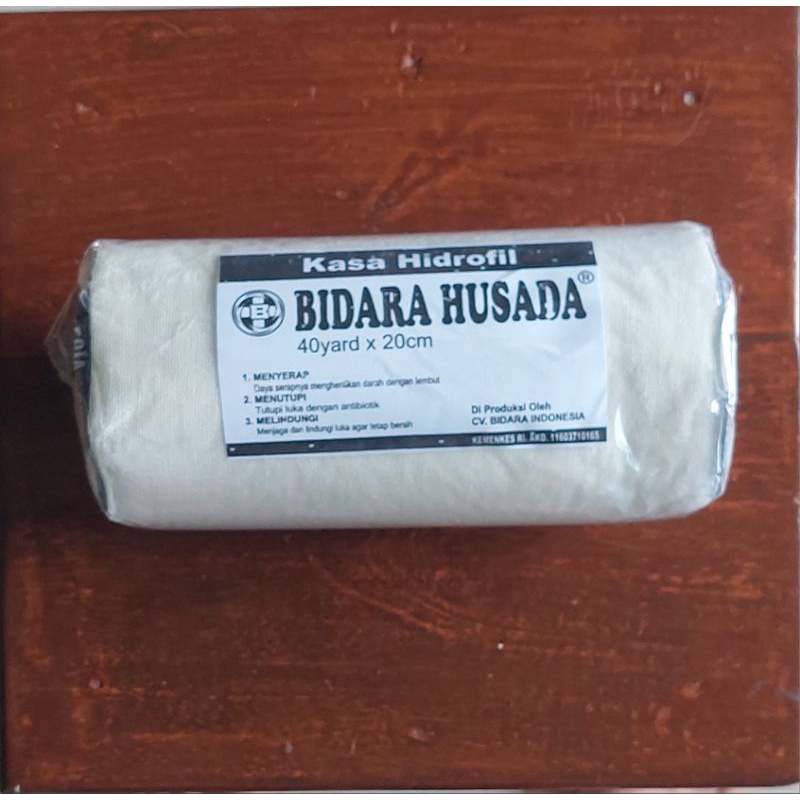 Kasa Roll Hidrofil 40x20 merk Bidara Husada