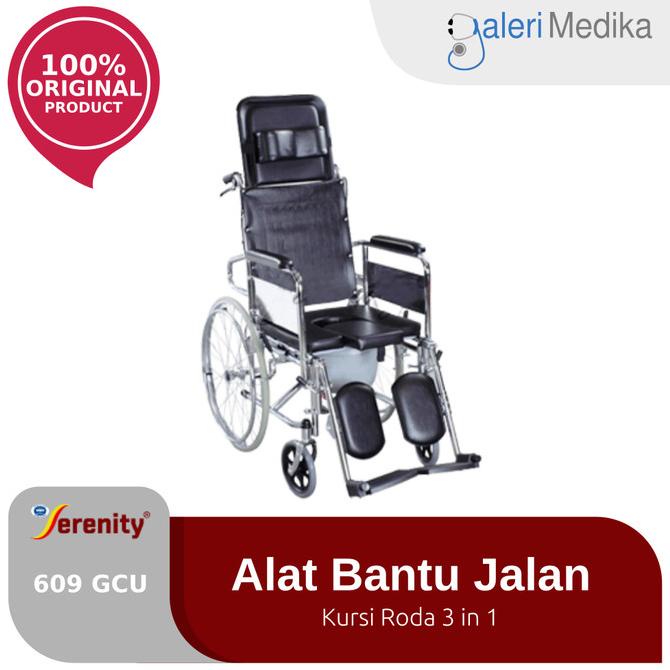 Kursi Roda 3In1 / 3 In 1 Gea Fs 609 Gc