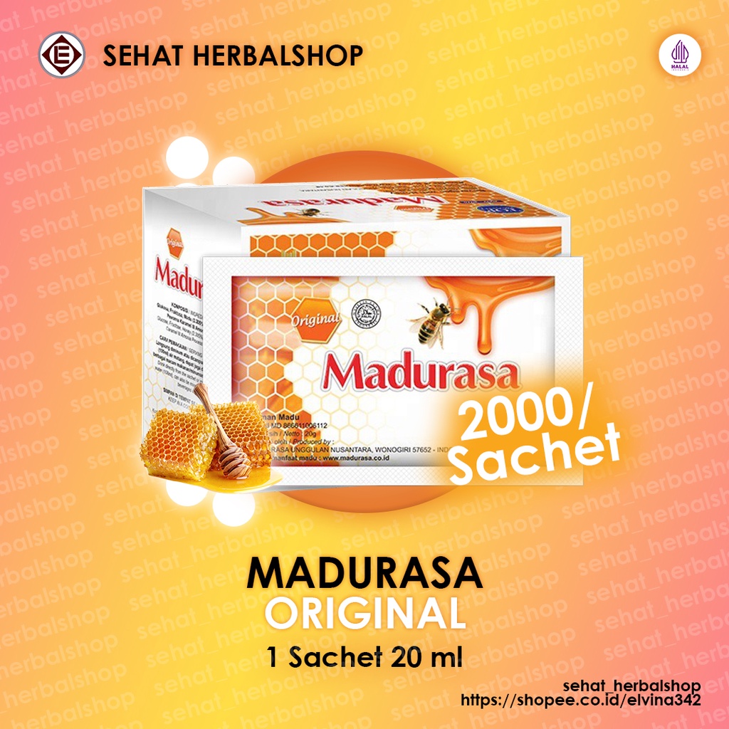 Madu Rasa 1 Sachet [BUKAN] Obat Herbal Alami Untuk Maag Asam Lambung Sariawan Serta Bau Mulut Mucosa