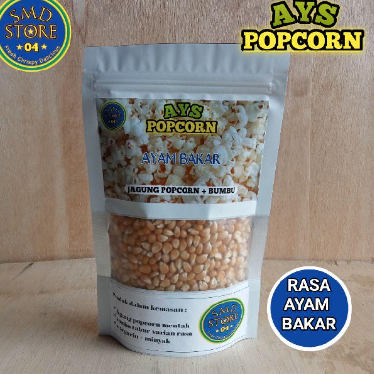 

Laris ★★★ Jagung popcorn mentah dan bumbu tabur rasa ayam bakar kemasan standing pouch 250 gram bisa cod promo terlaris termurah ✪