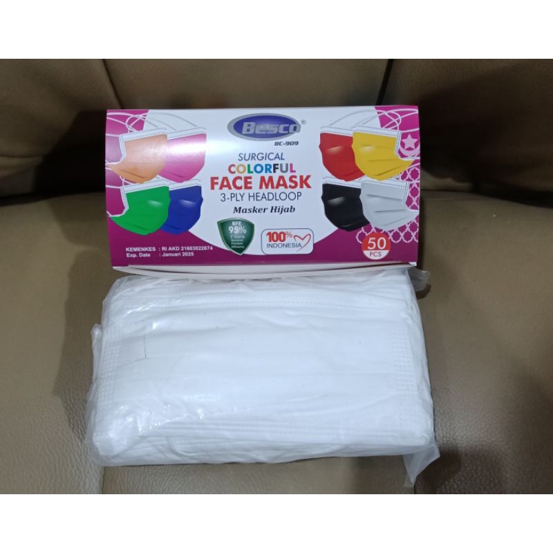 BESCO hijab 3ply premium  50pc