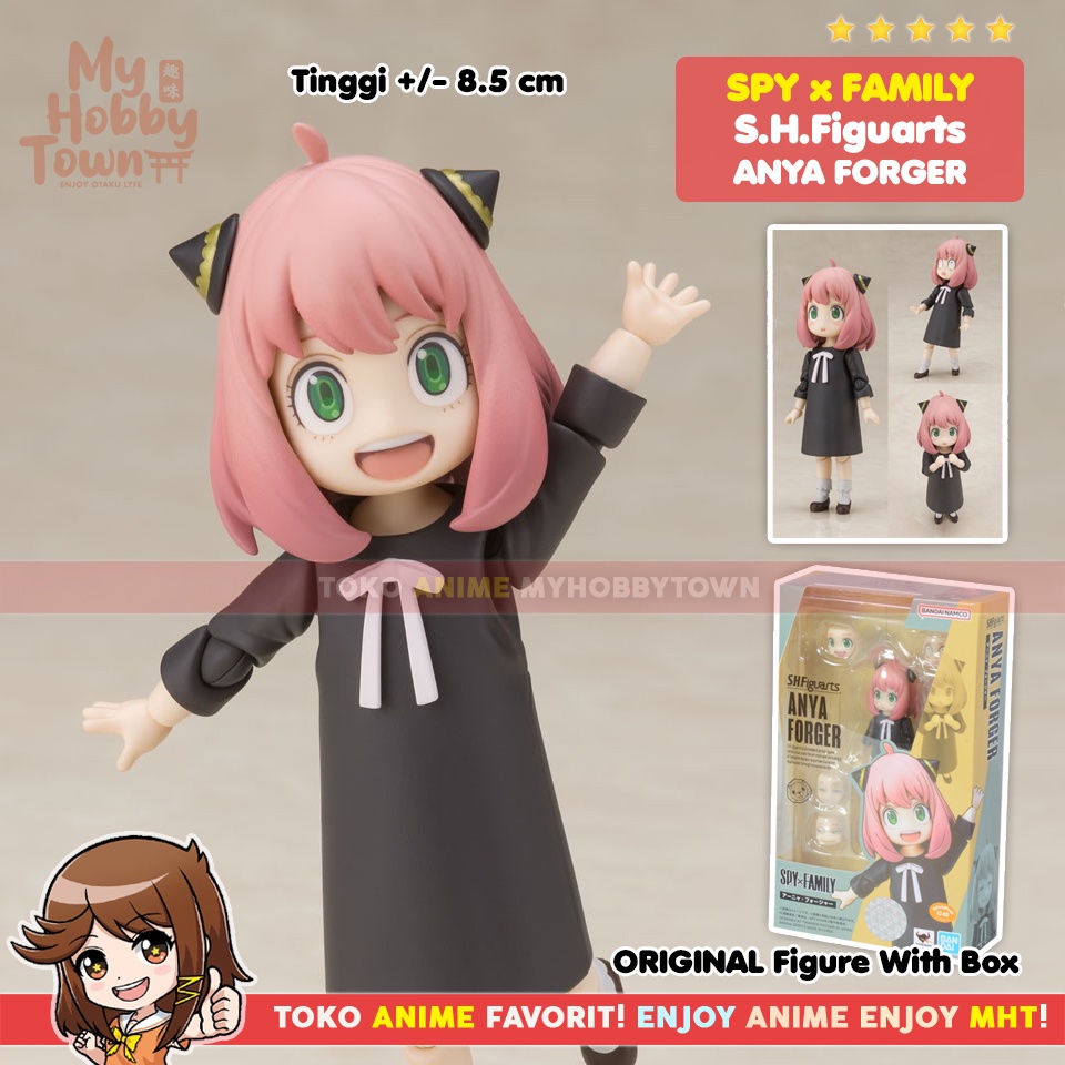 Figure Anime Original Spy X Family SHFiguarts Anya Forger Casual