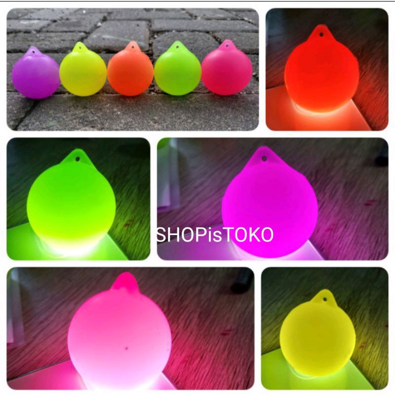 mainan LETO LETO Besar Lato Lato Glowing // etek etek mainan anak warna stabilo Latto-Latto || Lato lato mainan