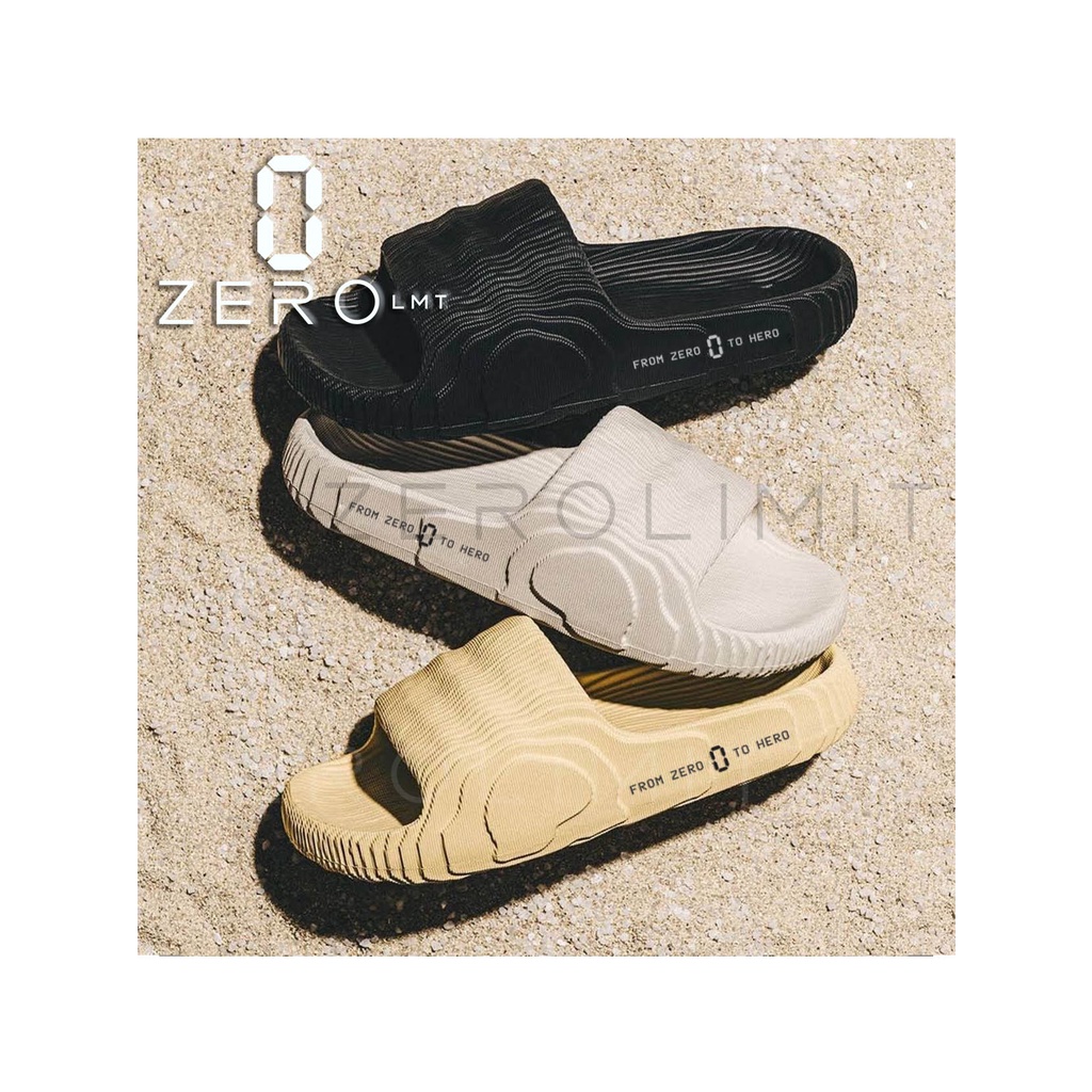 Zerolimit - Sandal Slip On Adilette Pria Premium Eva Sendal Selop Cowok Ringan Trendy Sandal Slop Pria High Quality Lentur