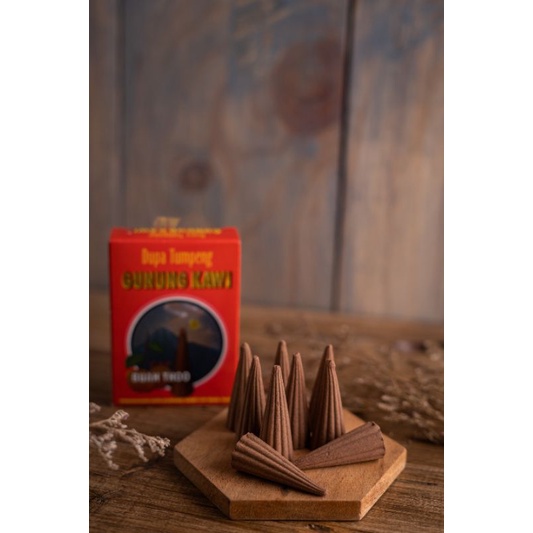 Dupa Tumpeng Kerucut Gunung Kawi Cap Buah Thoo Aromaterapi 1 Kotak