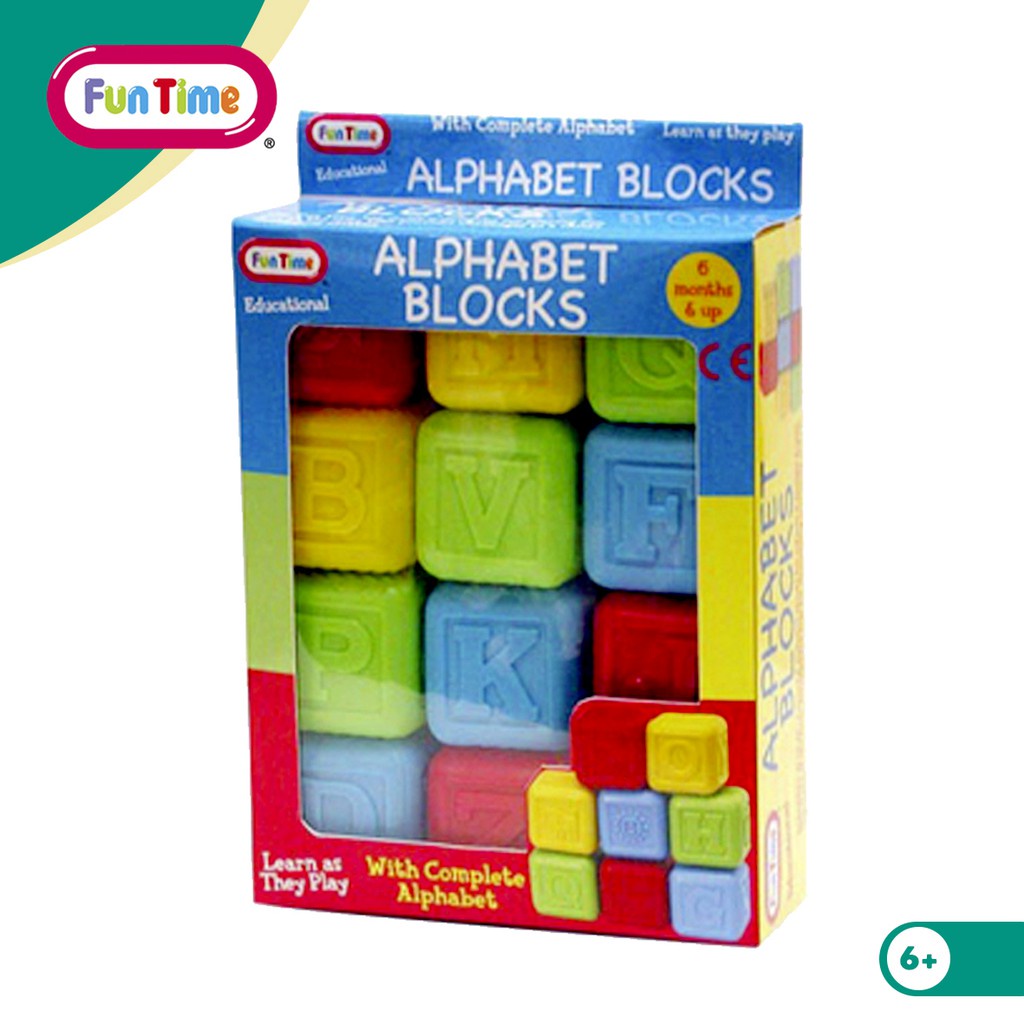 FUNTIME TOYS 8PCS ALPHABET BLOCKS / 5036