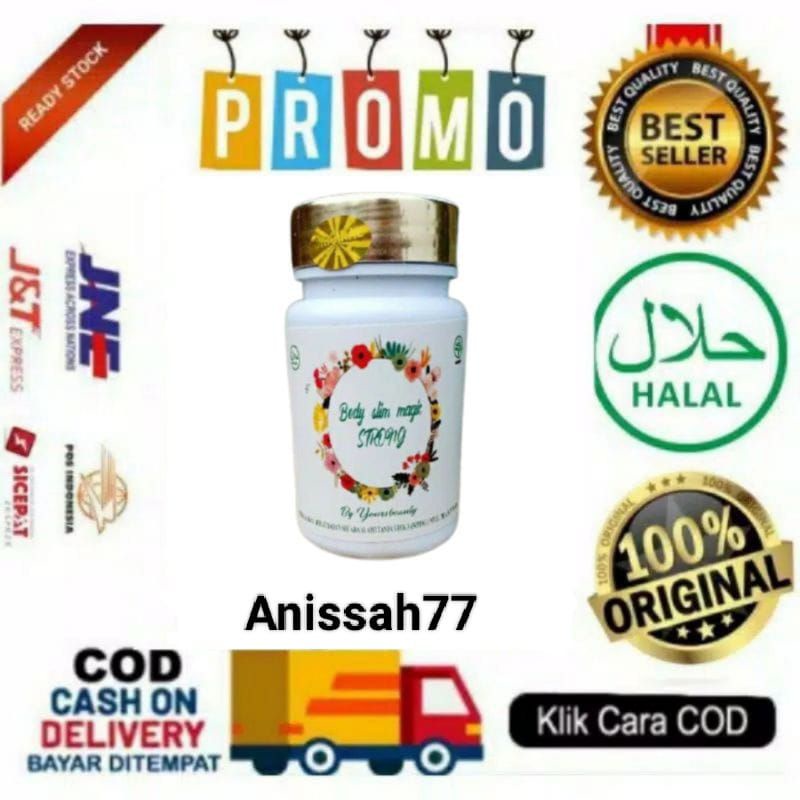 BODY SLIM MAGIC STRONG 100% ORIGINAL OBAT HERBAL DIET PELANGSING BADAN