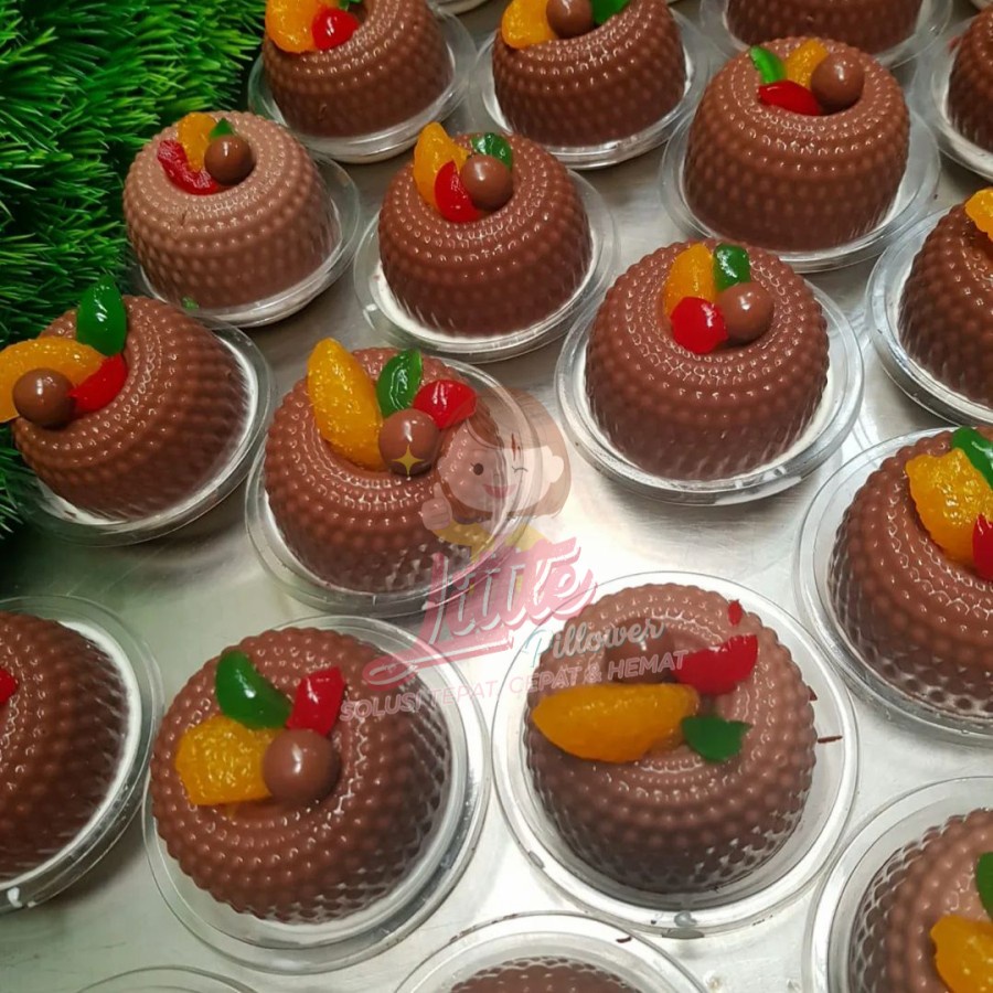 (BUBBLE) CETAKAN Puding Jelly Premium Food Grade Tebal - Pudding Mini