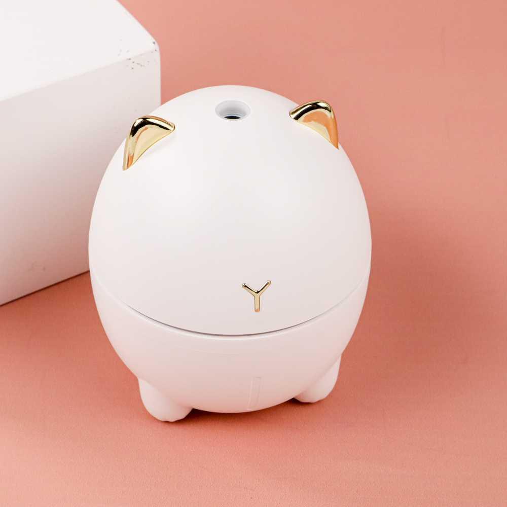 Taffware Dudu Cat Air Humidifier Ultrasonic Night Light 200ml - DDM-1