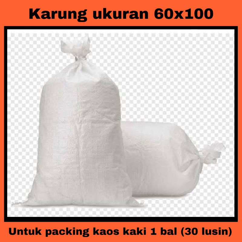 KARUNG 60x100 untuk KAOS KAKI 1 BAL
