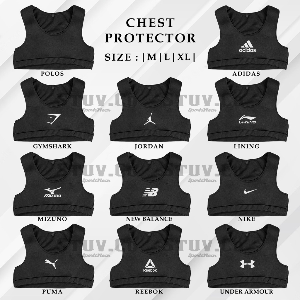 CHEST PROTECTOR PELINDUNG DADA OLAHRAGA SEPAK BOLA FUTSAL VOLY BASKET