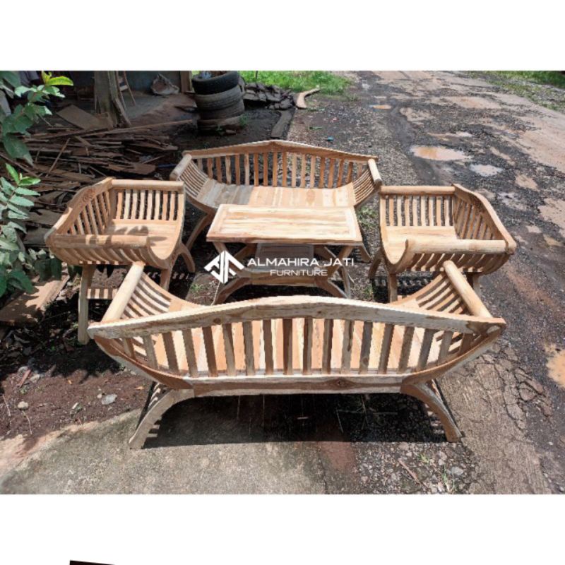 PROMO KURSI TERAS YUYU JATI JEPARA || KURSI TAMU YUYU JATI || MEJA YUYU JATI