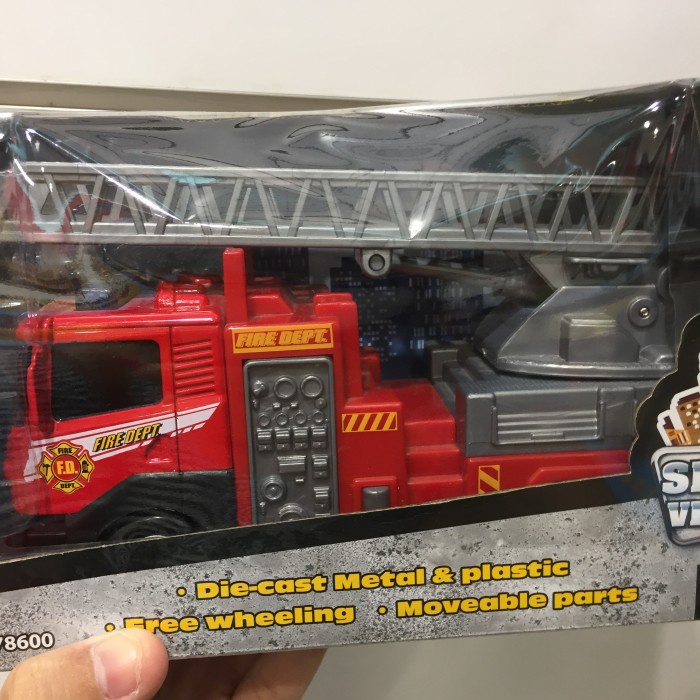 MOTORMAX 1:24 FIRE TRUCK SERVICE VEHICLES - MOBIL PEMADAM KEBAKARAN TERBARU