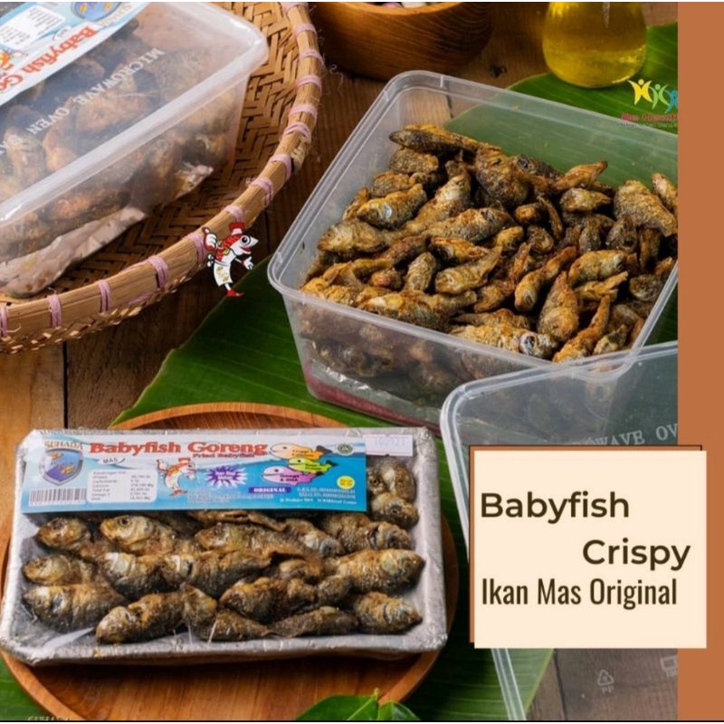 Jual Baby Fish Ikan Mas Crispy Original Baby Fish Ikan Nila Original Free Paking Bubbell