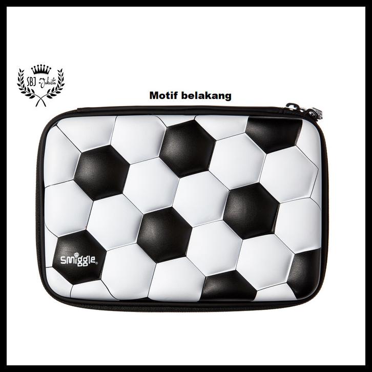 

Tempat Pensil Smiggle Hardcase Waterproof Soccer Goal Sequin Original