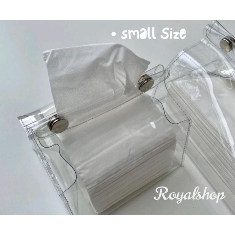 Bigsaletempat tissue pouch transparan new