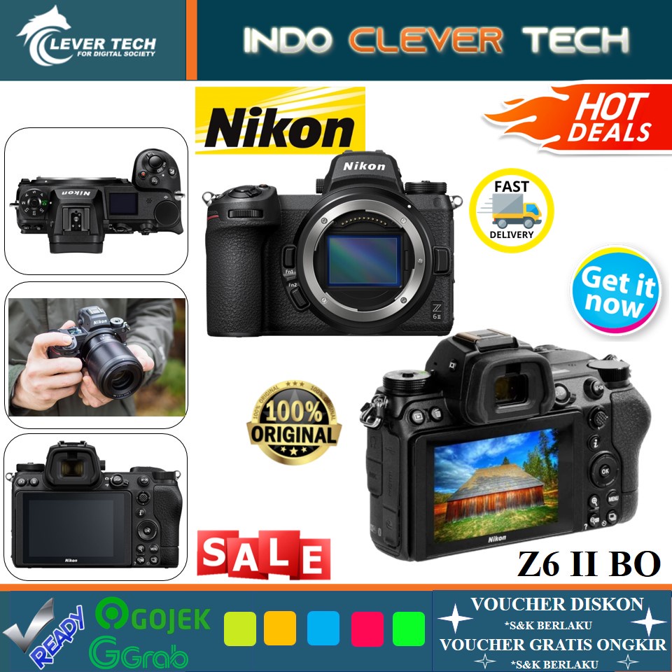 Nikon Z 6II Mirrorless Body Only / Nikon Mirrorless / Z6 II - GARANSI RESMI