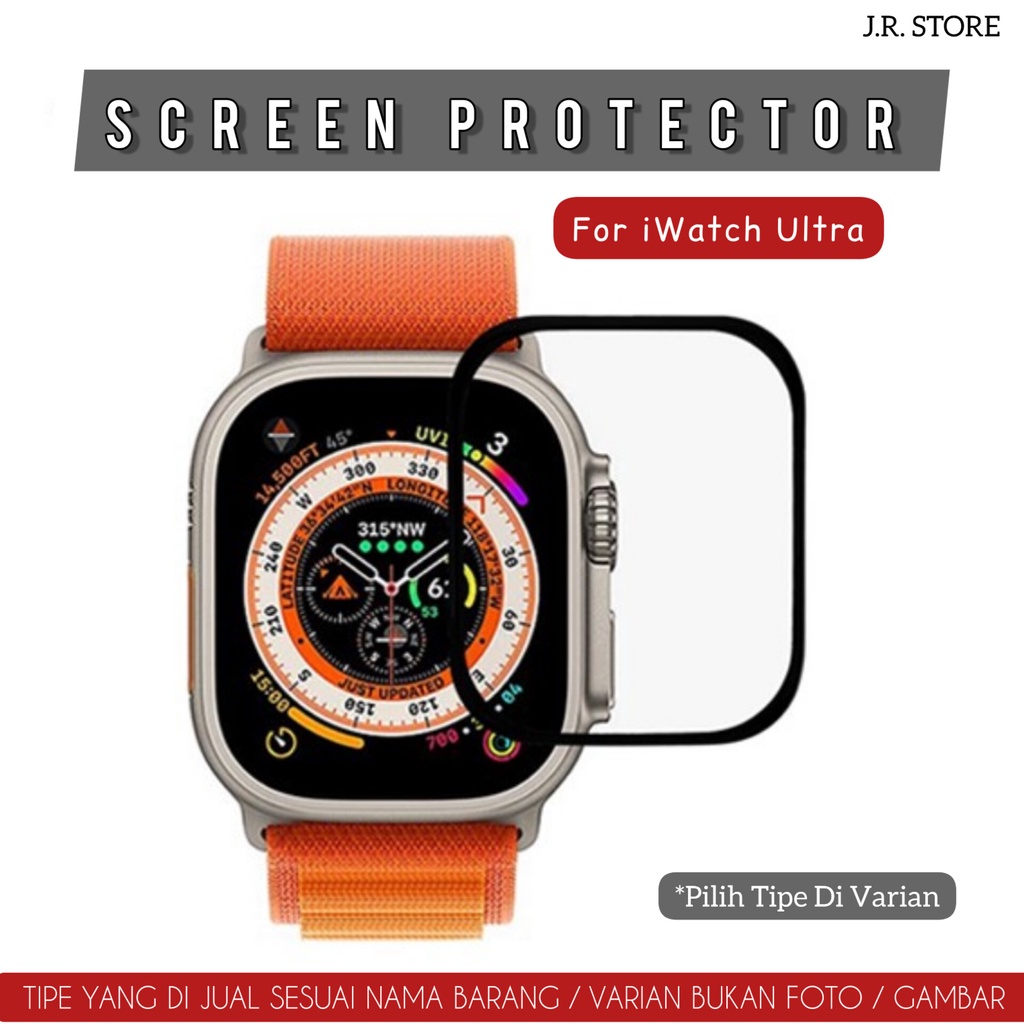 FULL TEMPERED GLASS APPLE WATCH ULTRA 49mm ULTRA WATCH