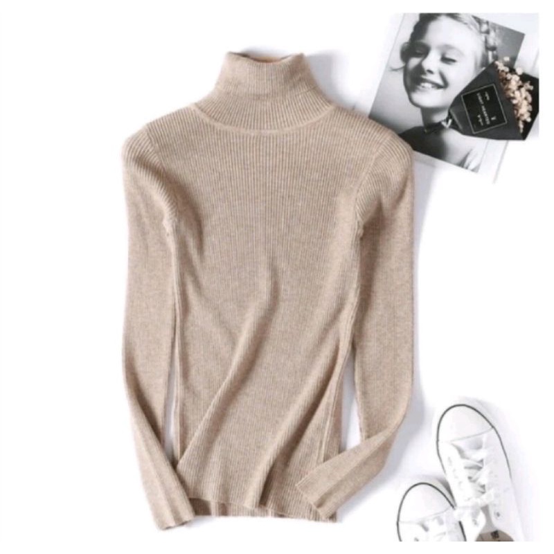 INNER RAJUT TURTLENECK TANGAN PANJANG