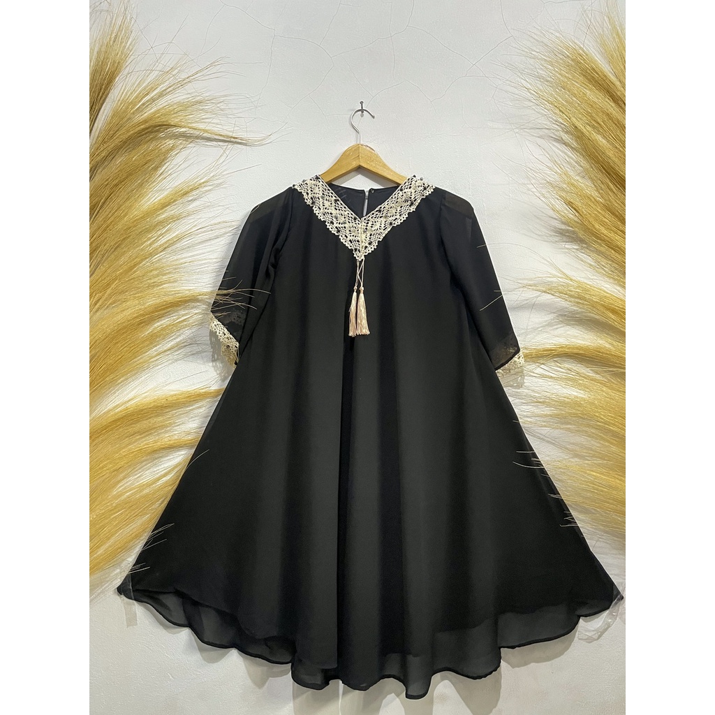 Talia Kaftan Kids 2-10Thn/Baju Kaftan Anak Termurah/Baju Muslim Anak Trend/Fashion Anak Lebaran 2024