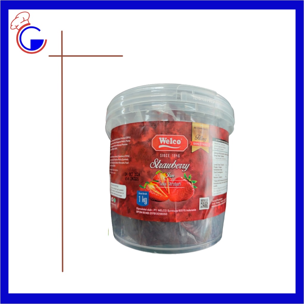 

Welco Strawberry Jam-Selai Strawberry 1Kg