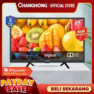 Changhong 24 Inch Digital LED TV (L24G5W) HD TV-HDMI-USB Moive