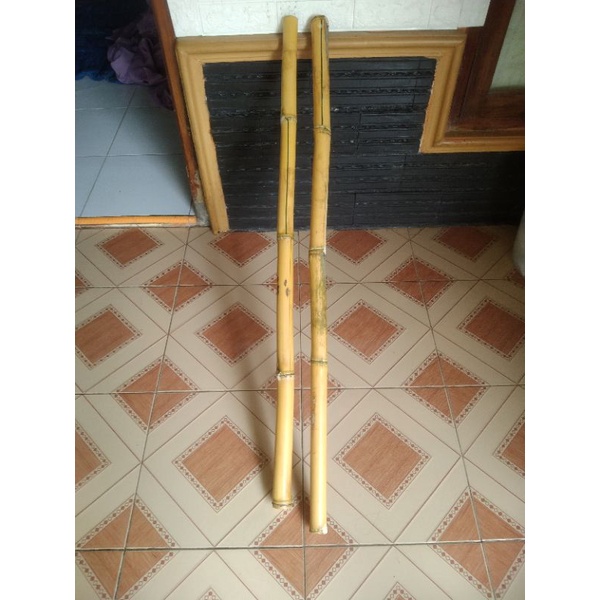 bambu kuning / Haur kuning. panjang 90cm