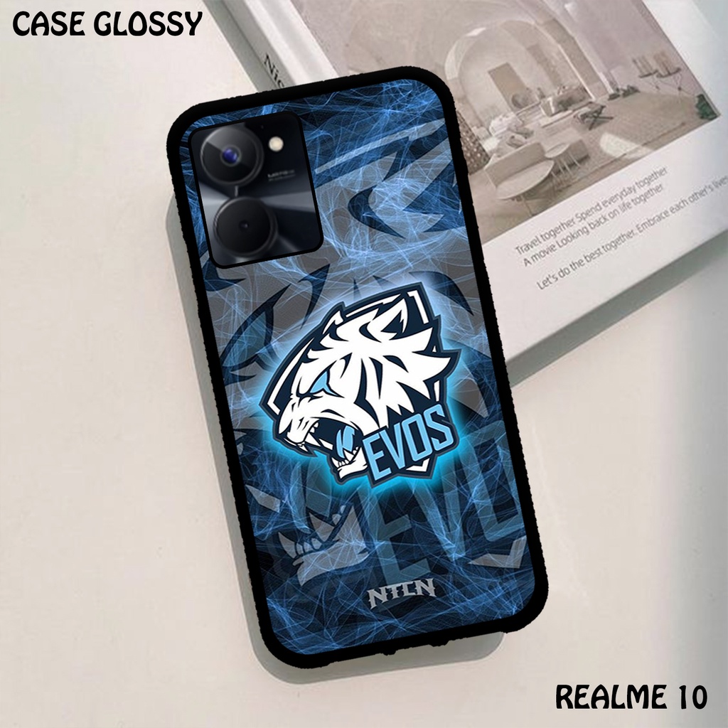 Casing REALME 10 SOFTCASE EVOS KILAU GLOSSY Fashion Casing  EVOS AESTHETIC hardcase kesing cover pel