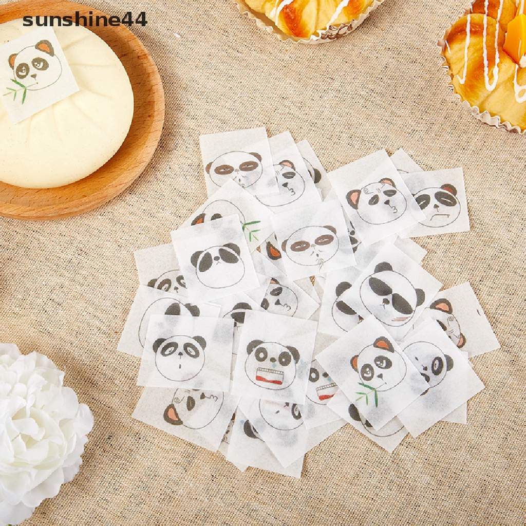 Sunshine 42Pcs Edible Gluous Rice Paper Kukus Roti Stiker Kartun Baking Paper.