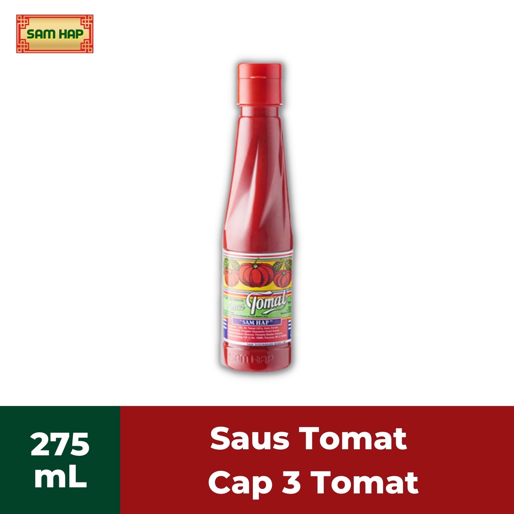 

SAMHAP Saus Tomat | Samhap Tiga Tomat | Kemasan 275ML