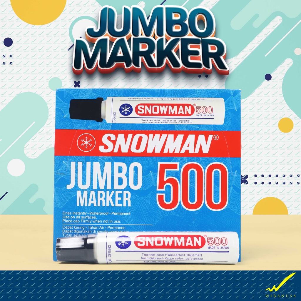 

Spidol Snowman Marker Jumbo