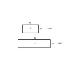 Kusen aluminium kaca mati 3 unit