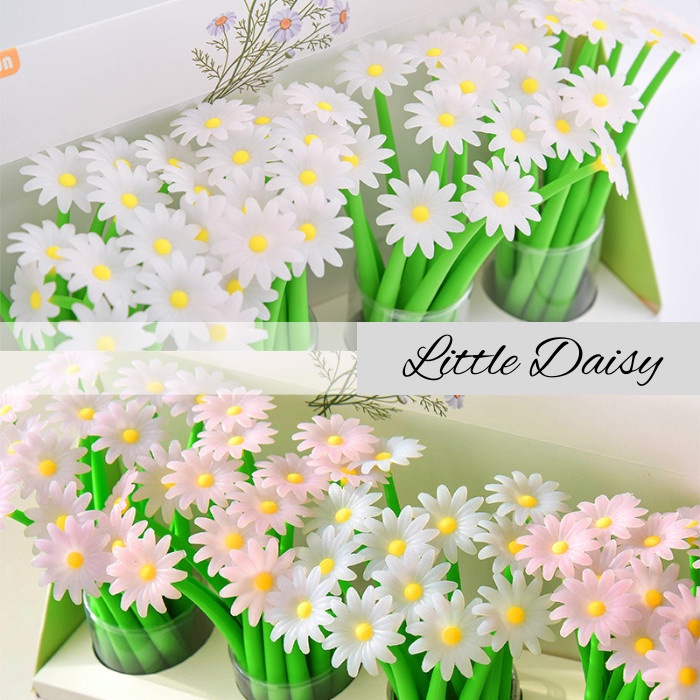 

PULPEN GEL DAISY FLOWER / PENA LUCU IMUT KOREAN GEL PEN - ZF2018-2